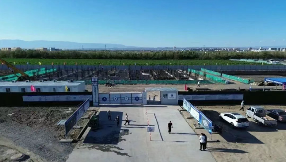 新疆双河中树云算力中心项目一期进入地上主体结构施工阶段